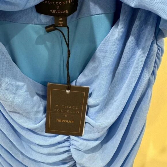 Michael Costello x REVOLVE Hilary Gown in Pale Blue - Picture 8 of 8